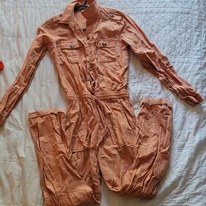 Coral jumpsuit